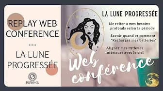 Web conférence - La lune progressée